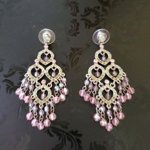 Crystal Rhinestone Chandelier Earrings